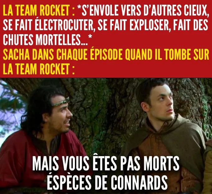 La Team Rocket plus rapide que la lumière - meme