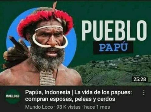 Pueblo papú - meme