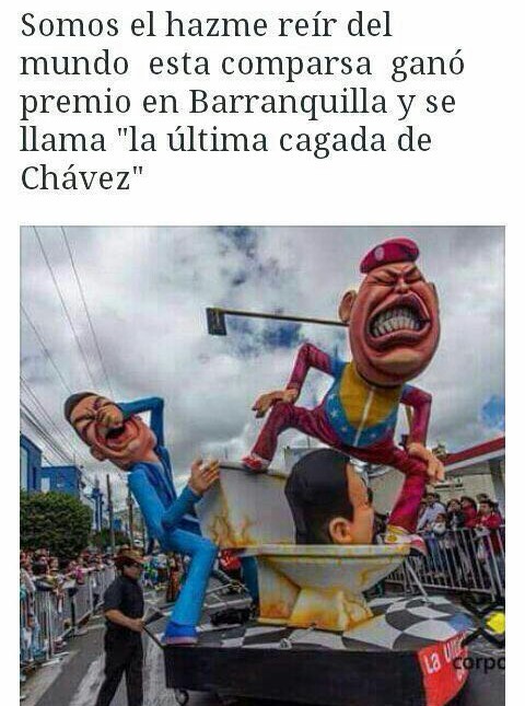 La cagada de Chavez - meme