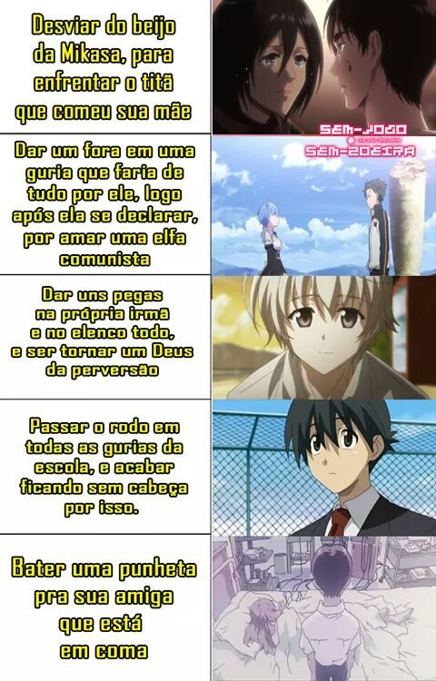 Anime é merda e eu posso provar - meme