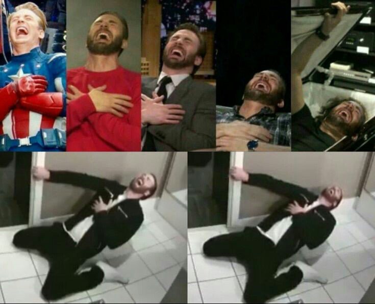 On a scale of Chris Evans, how hard do you laugh? - meme