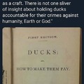 Ducks, and how to make them pay