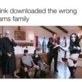 Wrong adams family movie