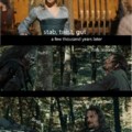 How to kill an Orc, by Galadriel. Meanwhile Aragorn