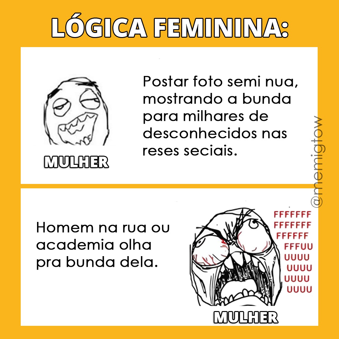 Lógica Feminina - meme
