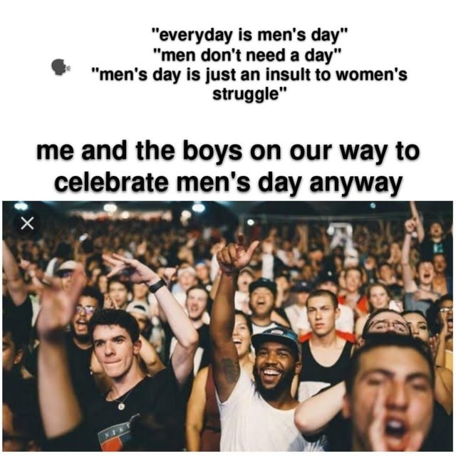 Men's day - meme