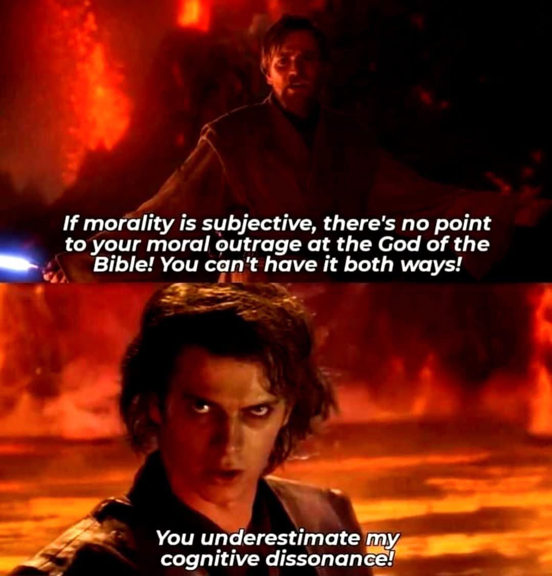 Atheist Continue to Suffer from Cognitive Dissonance. - meme