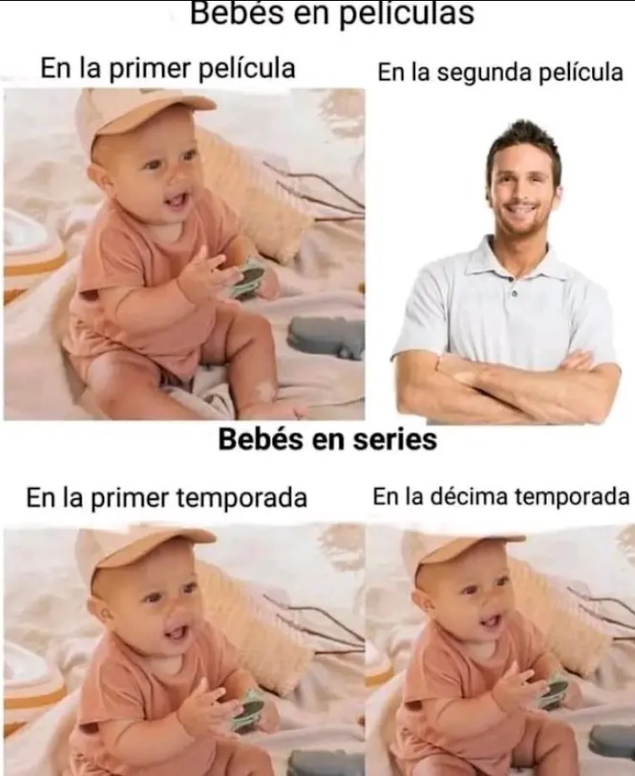 Un jefe en pañales be like - meme