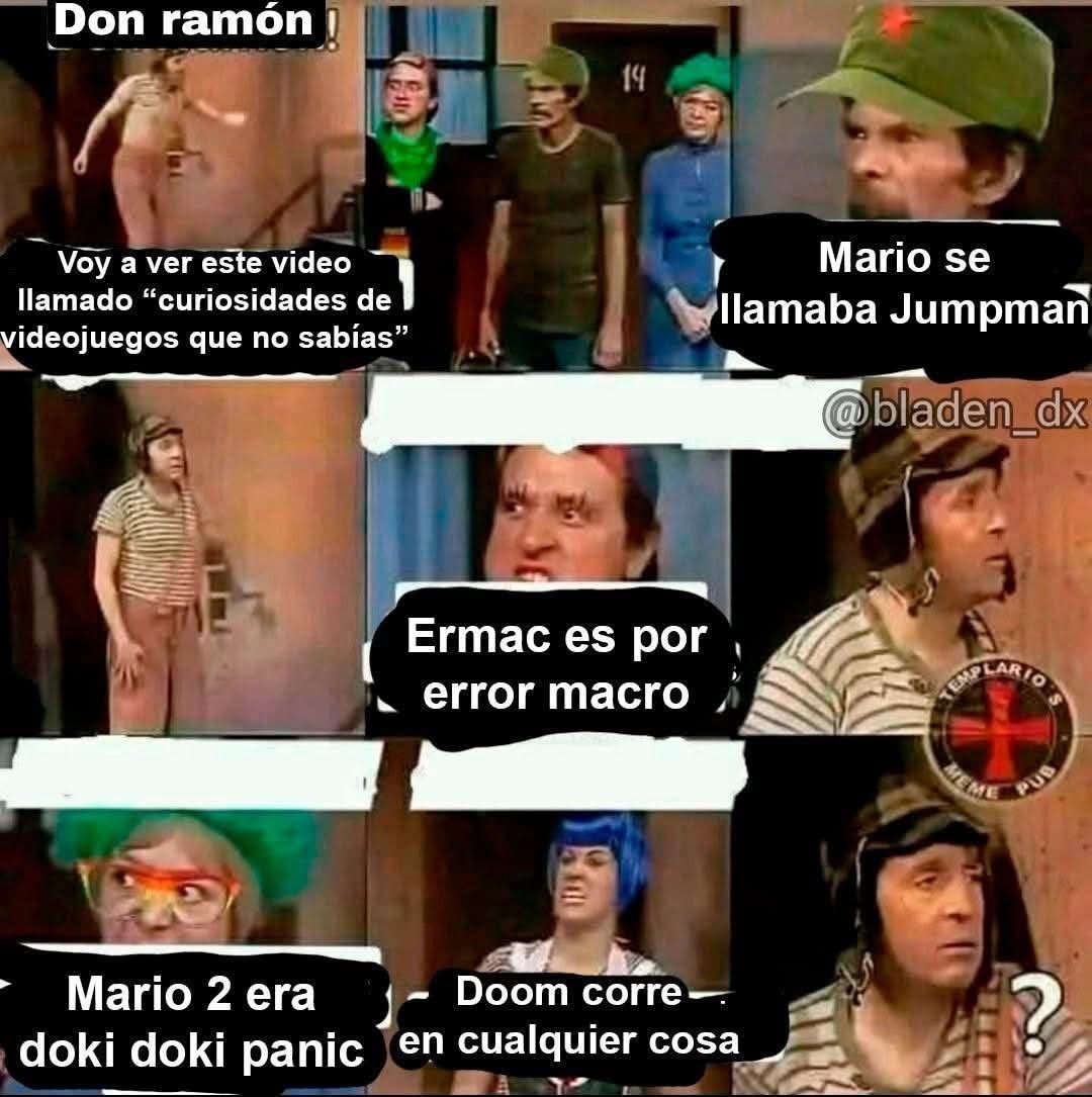 El creeper antes era un cerdo - meme