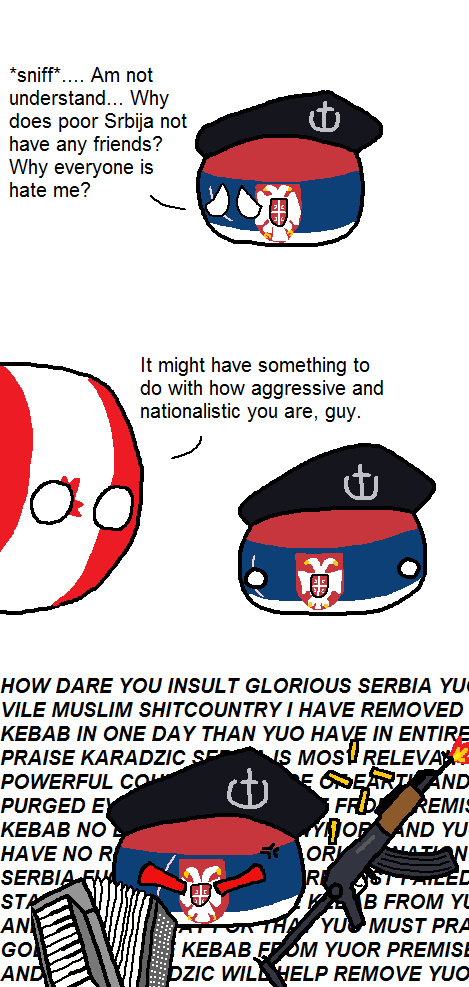 Serbia stronk - meme