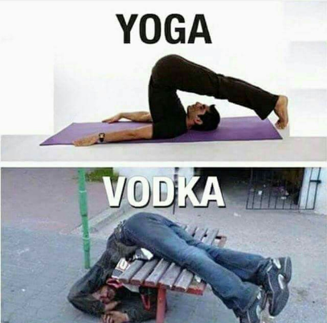 Yoga&Vodka - meme
