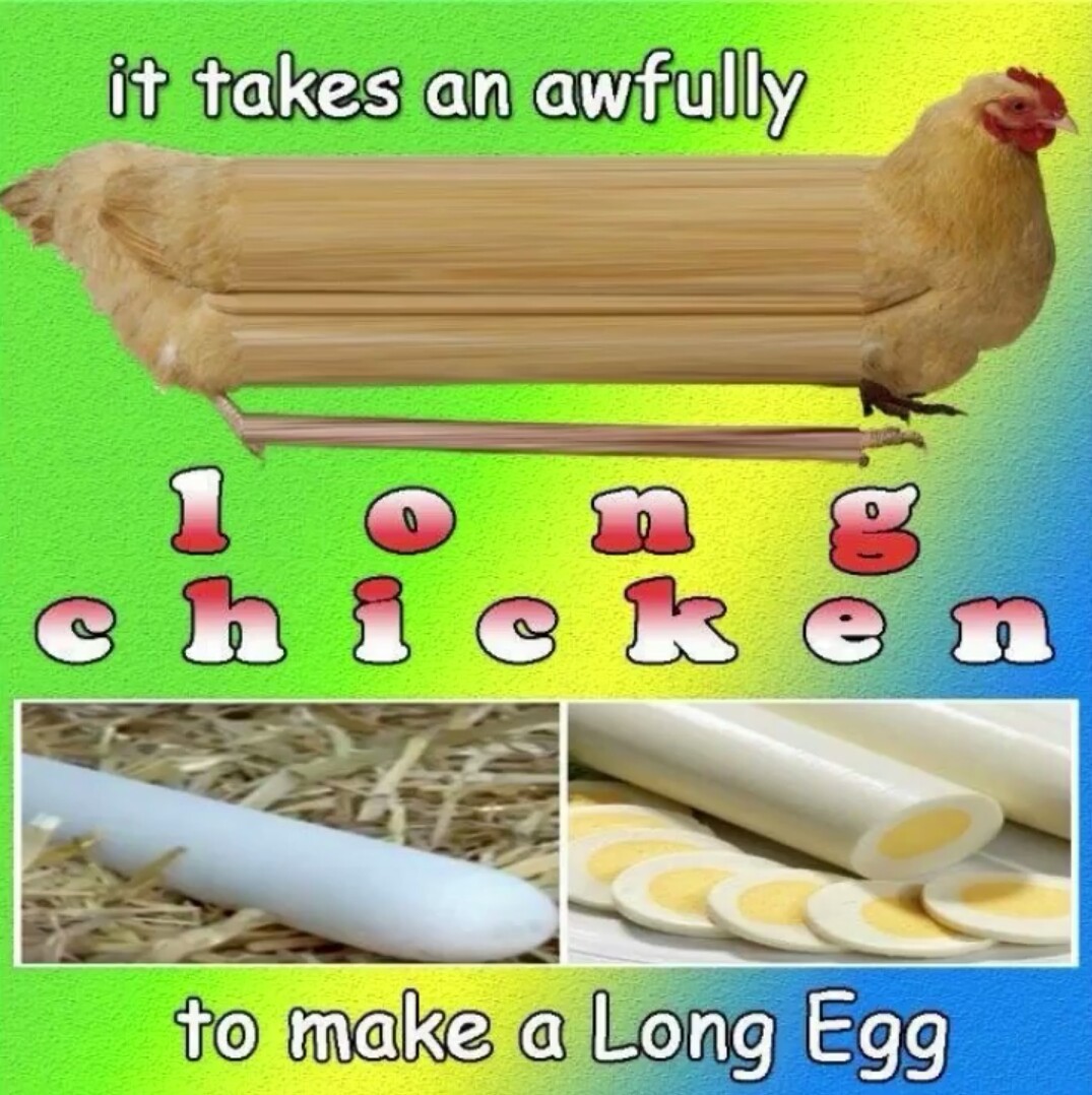 Long egg - meme