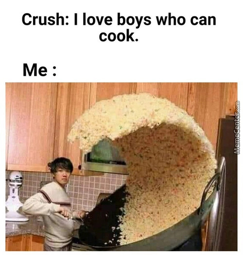 I can cook - meme