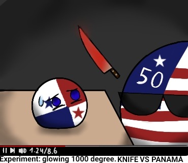 Cuchillo VS Panamá - meme