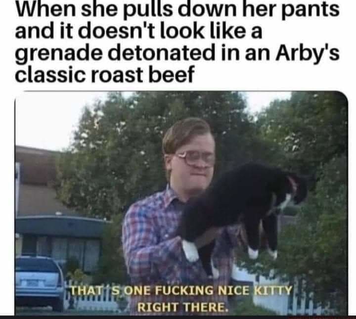 Mmm nice kitty - meme