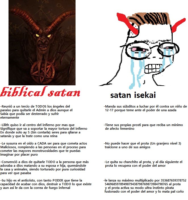 Que gud el satanas - meme