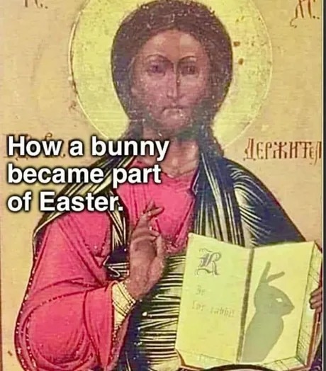 Easter bunny meme