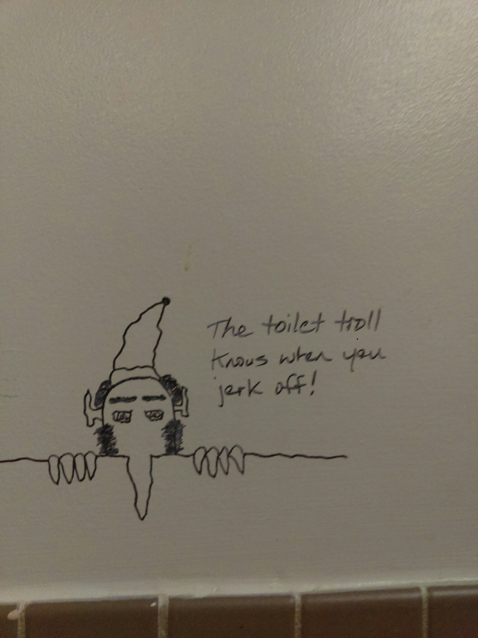 Toilet troll - meme