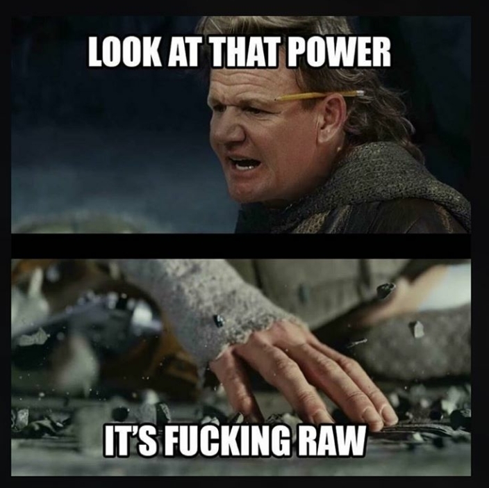 SUPRISE, THE POWER'S RAAAAAWWWWWW - meme