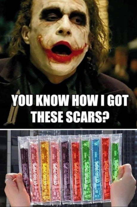 Why so serious, have an icy pop - meme