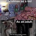 Christmas as a kid vs as an adult