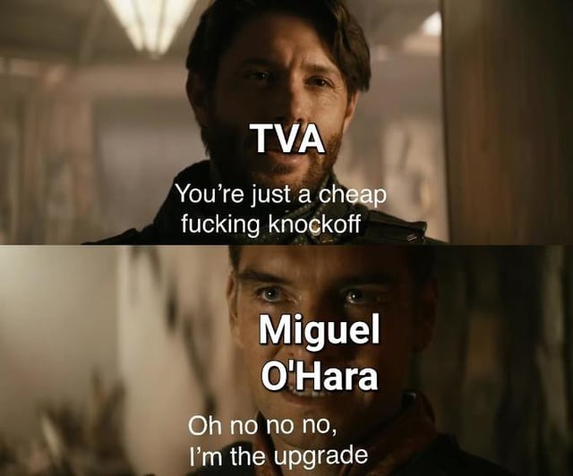 TVA and the Miguel O'Hara spider team are the same thing - meme