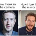 Mark Zuckerberg with beard meme