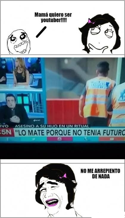 Quería ser youtuber - meme