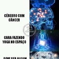 Cérebro com câncer