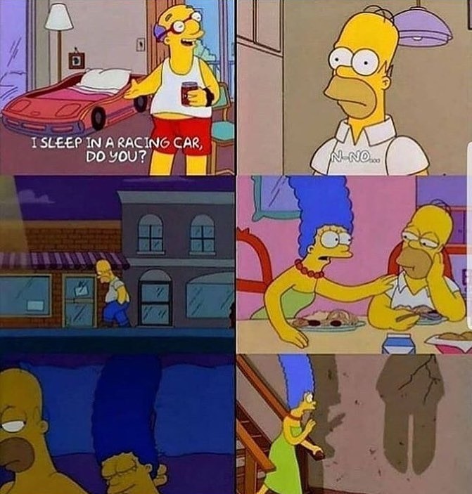 Homer fucking kills himself. - meme