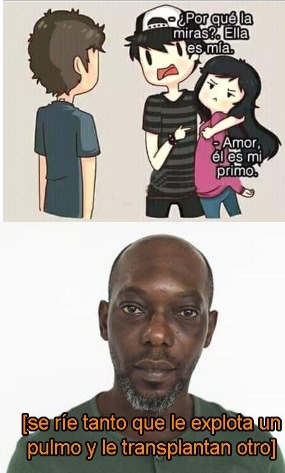 *se le salen los ojos por la risa* - meme