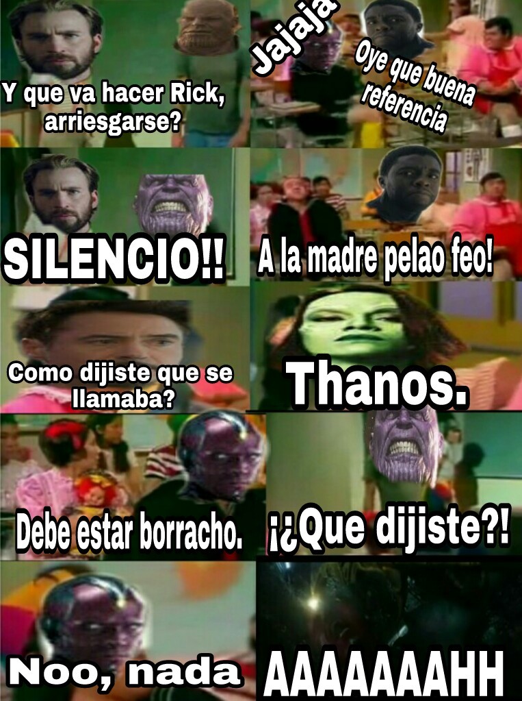 Thanos da clases - meme