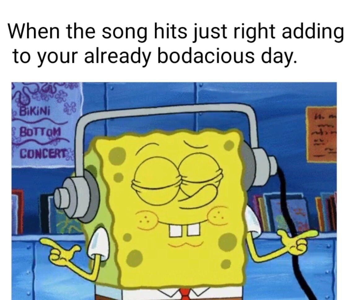 What's your favorite bop right now? - meme