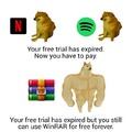 Your WinRAR free trial has expired