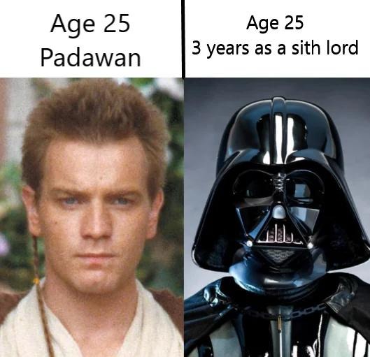 Obi Wan vs Darth Vader - meme