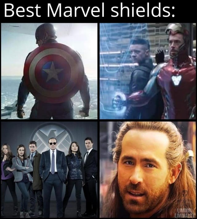 Best Marvel shields - meme