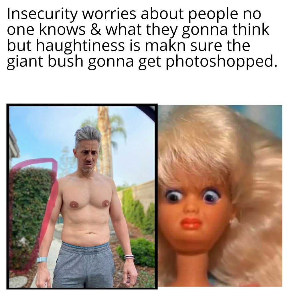 Pepperoni nipples are being served - meme