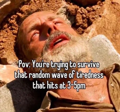 After lunch nap - meme