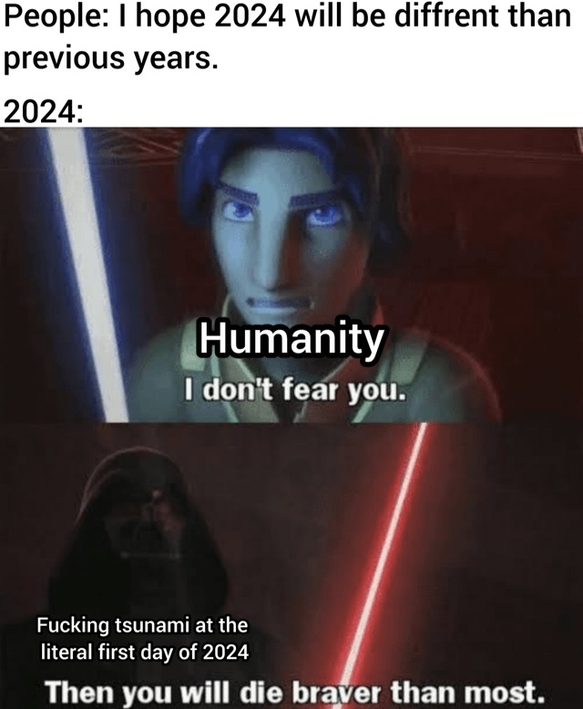 2024 is starting as always - meme