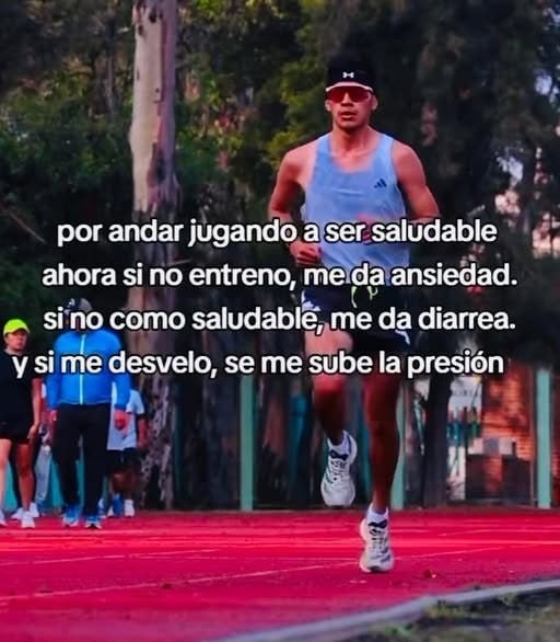 Intentas ser sano y terminas hecho trizas - meme
