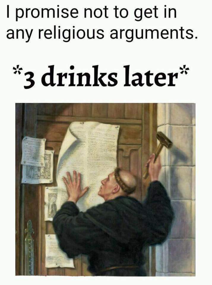 Protestant reformation - meme