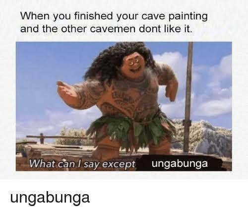 Caveman disrespect - meme