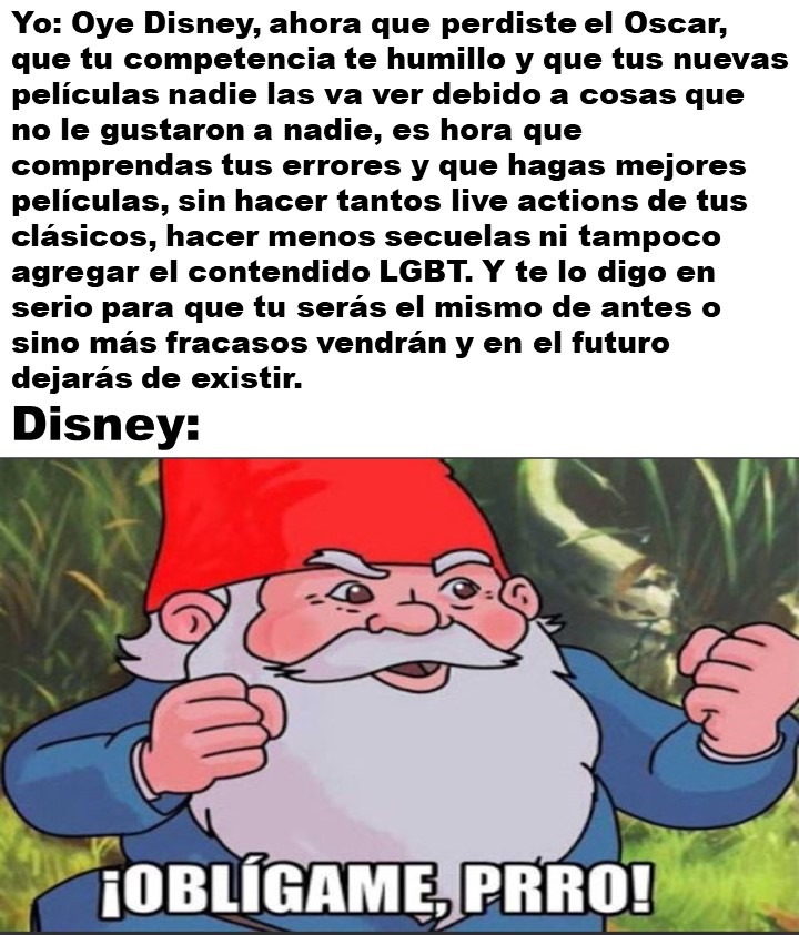 Disney debe aprender - meme