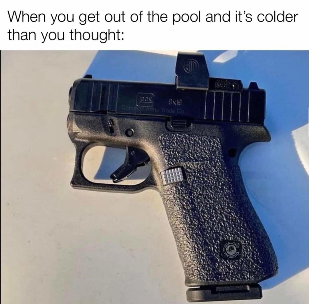 It's not small, it's just cold. - meme