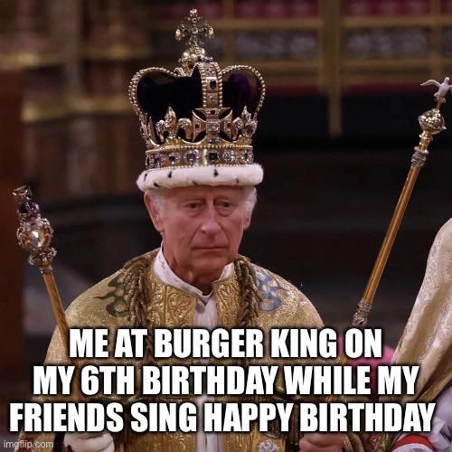 King Charles happy birthday meme