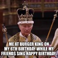 King Charles happy birthday meme