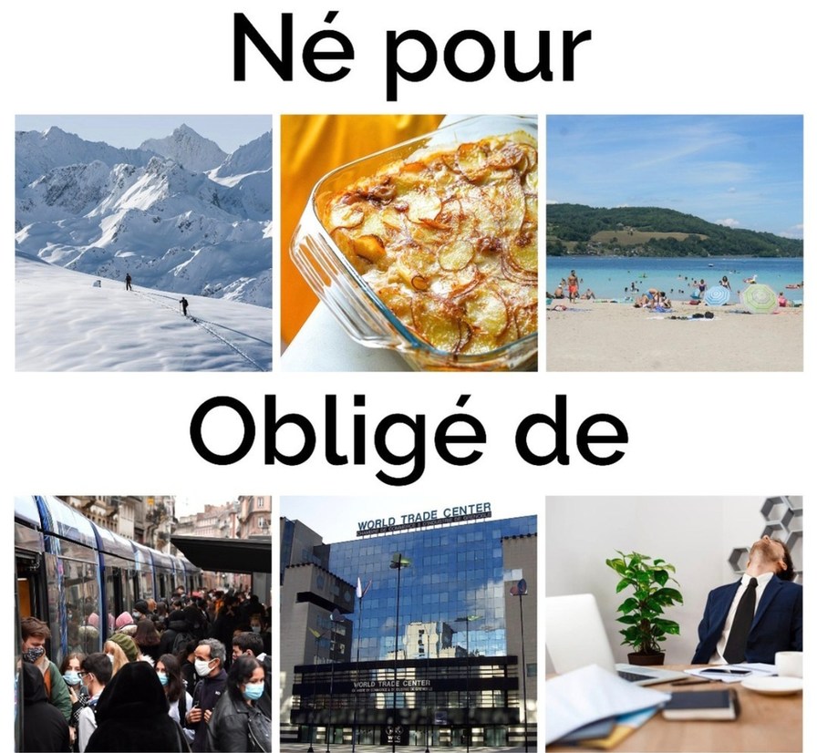 né pour briller, obligé d'bosser chez Vorld Trace Centeii - meme