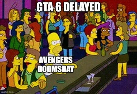 GTA 6 delayed again, Avengers Doomsday takes the stage - meme
