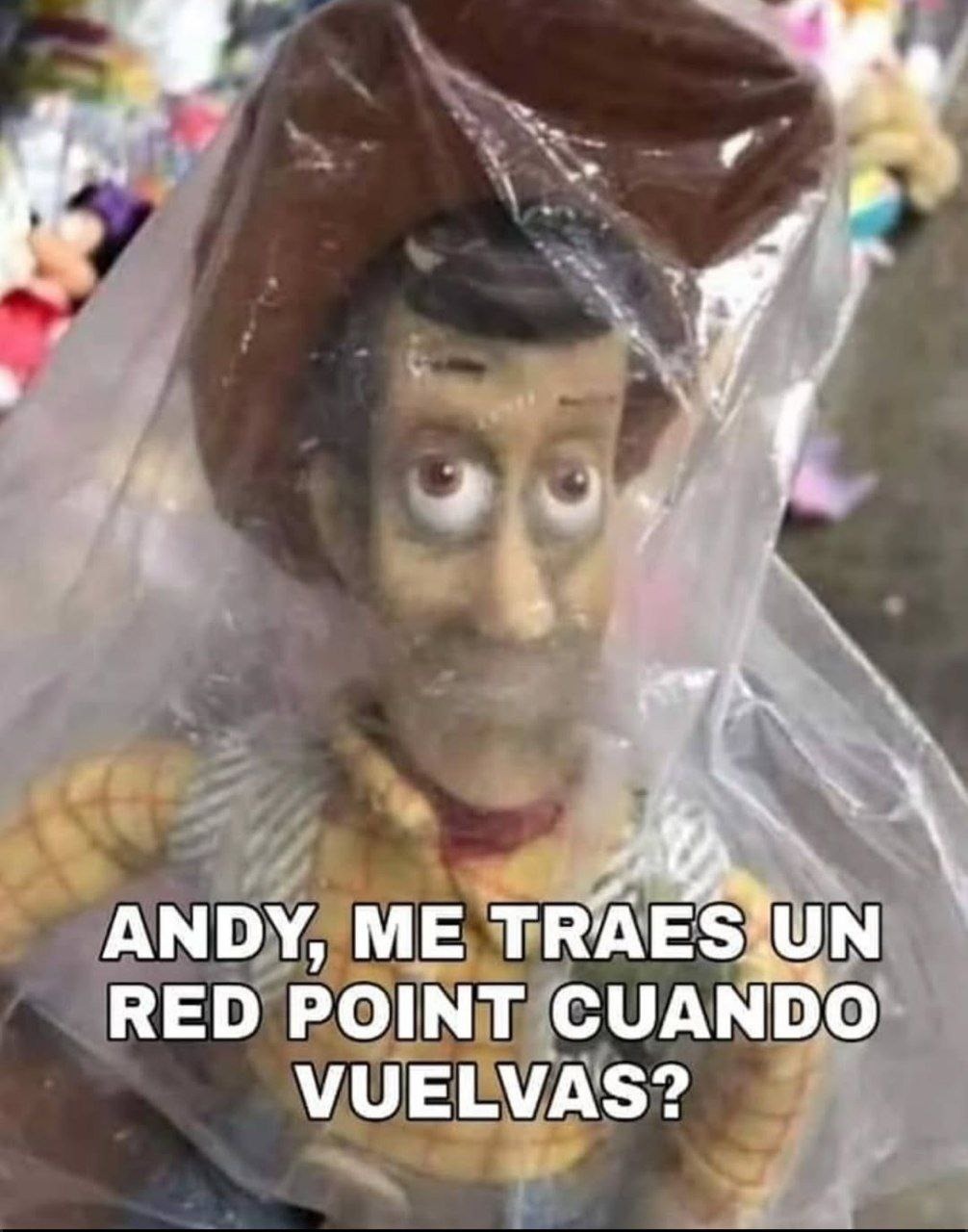 Andy tráeme el Red Paint o me desmayo - meme
