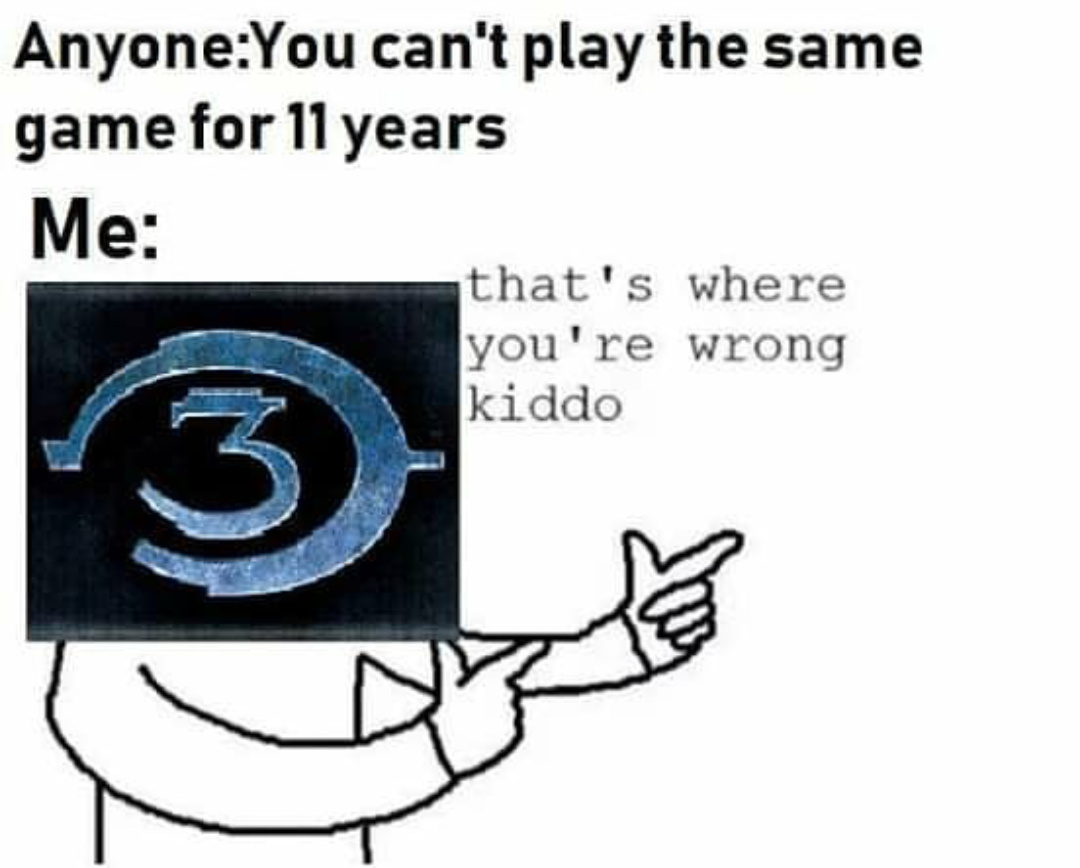 I had most of my memories on Halo 3 tbh. Custom Games were the shit. - meme